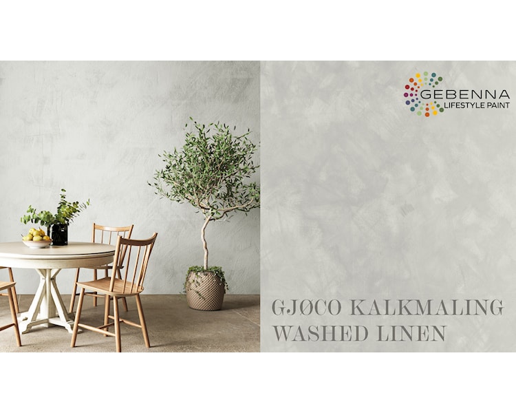 washed linen kalkmaling